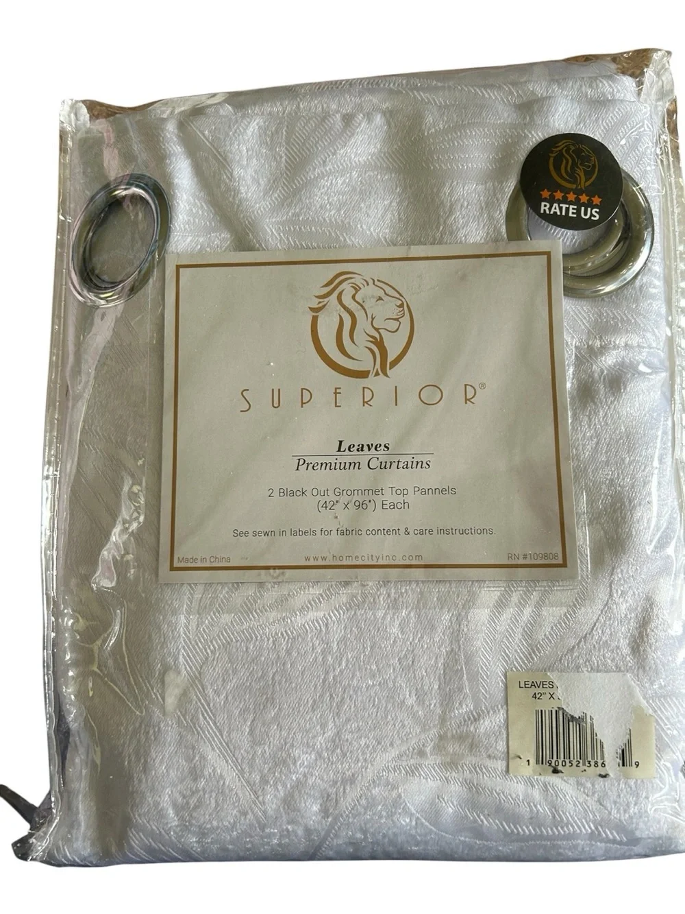 Superior Leaves Premium Blackout Curtains